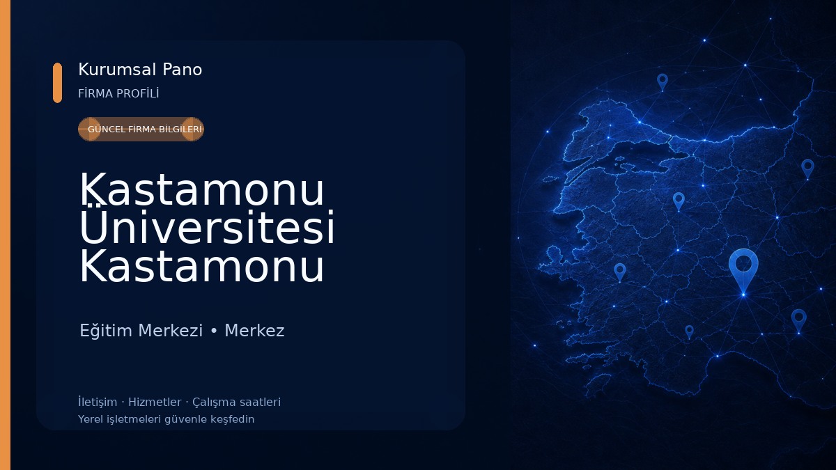 Kastamonu Üniversitesi Kastamonu Meslek Yüksekokulu