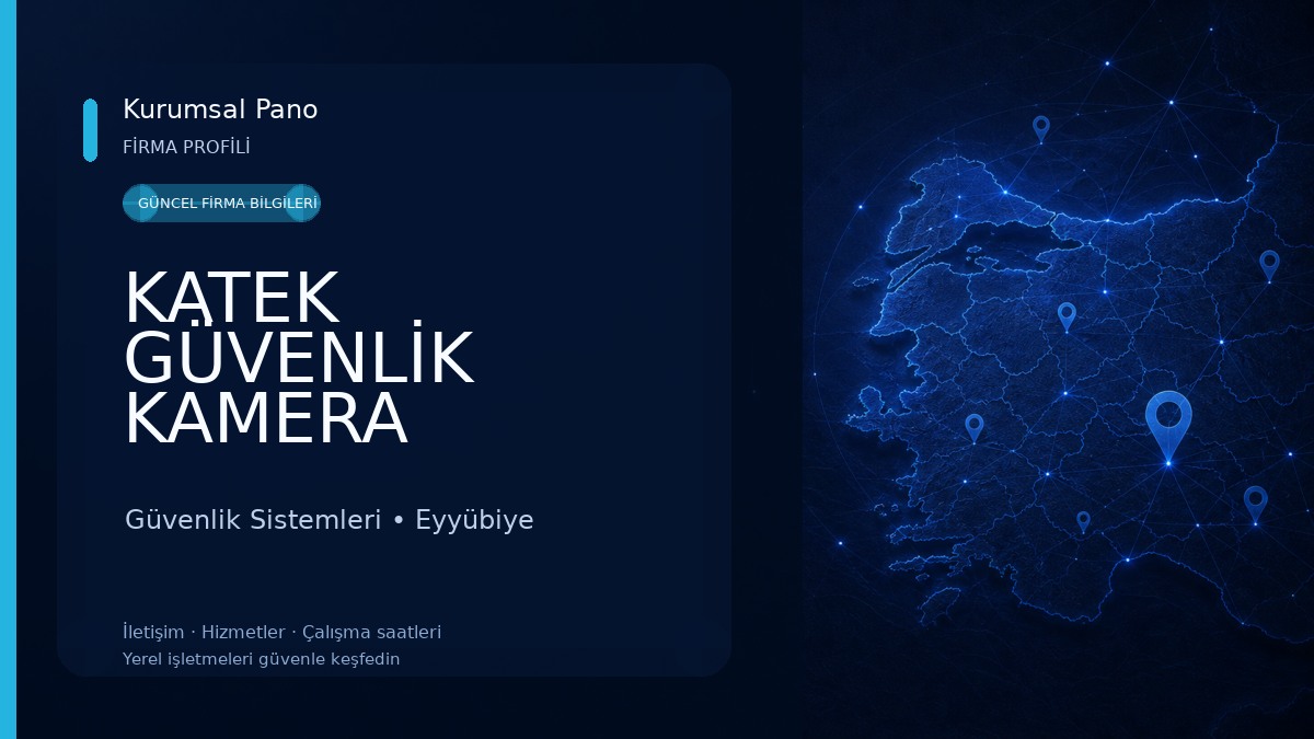KATEK GÜVENLİK KAMERA SİSTEMLERİ Güvenlik Sistemleri