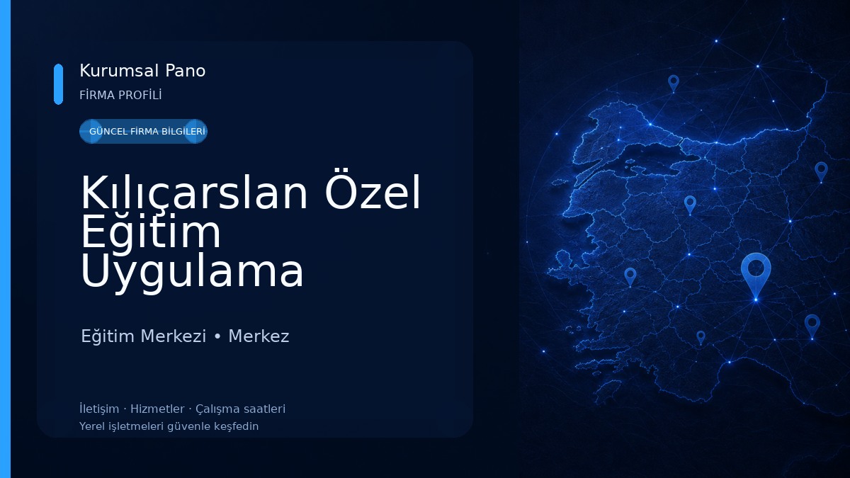 Kılıçarslan Özel Eğitim Uygulama Merkezi 