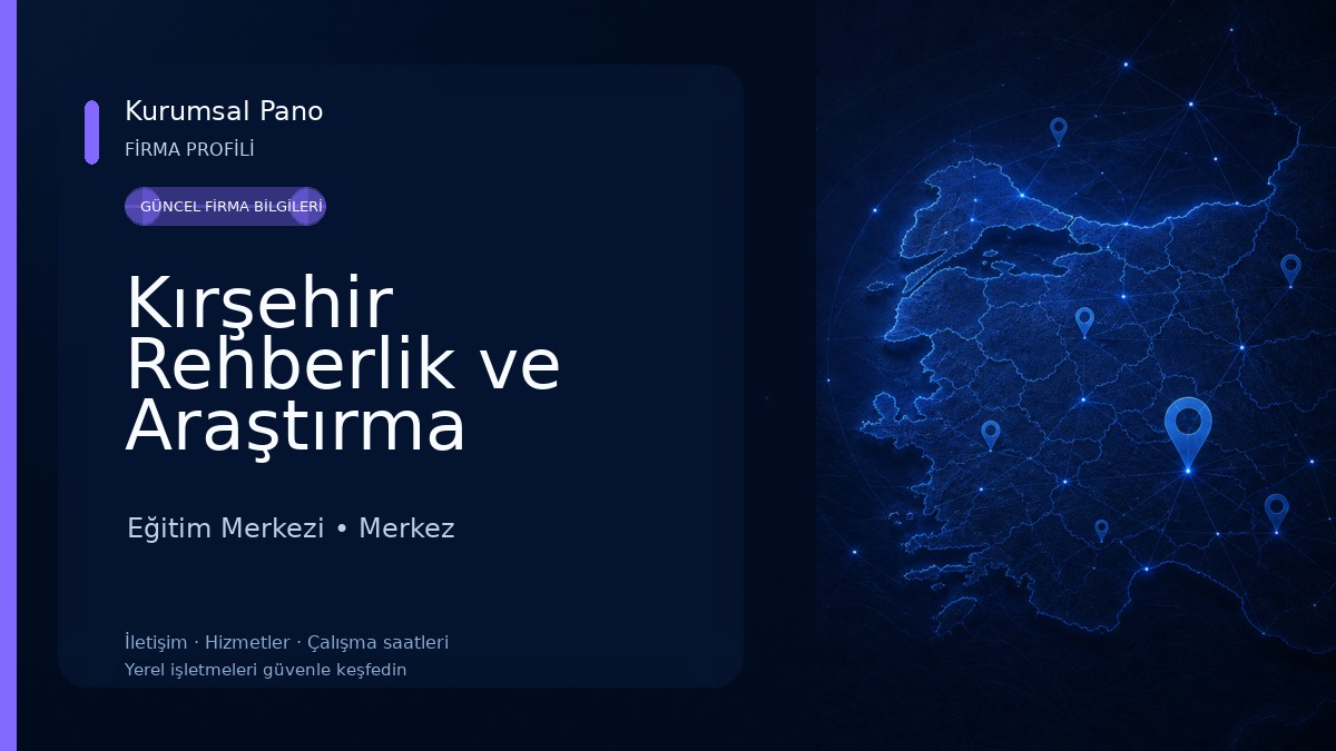 Kırşehir Rehberlik ve Araştırma Merkezi