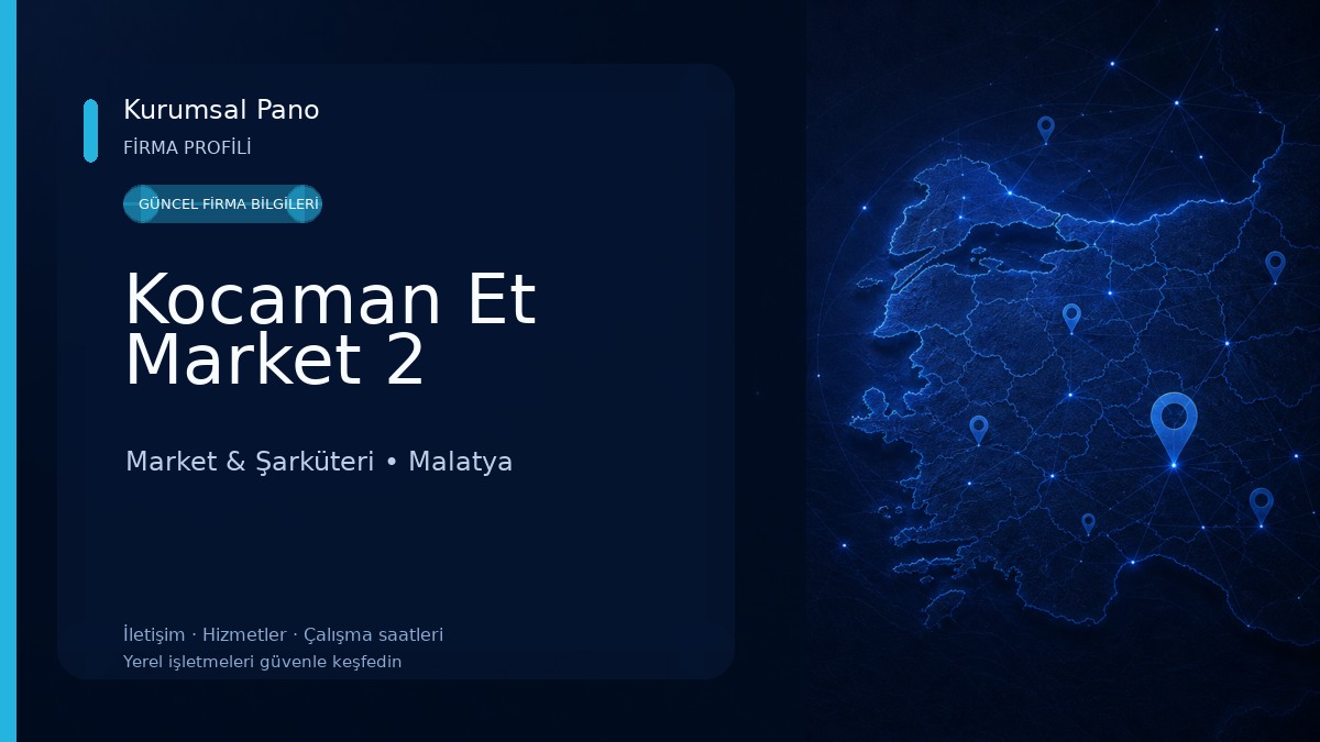 Kocaman Et Market 2 Market & Şarküteri