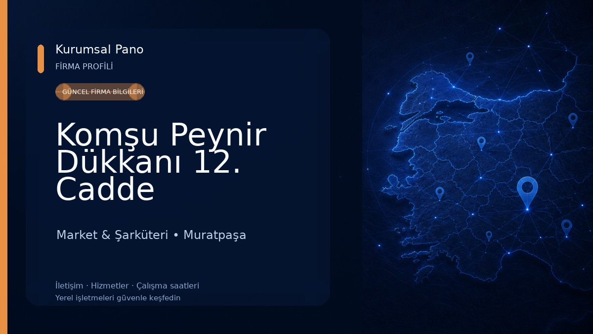 Komşu Peynir Dükkanı 12. Cadde Market & Şarküteri