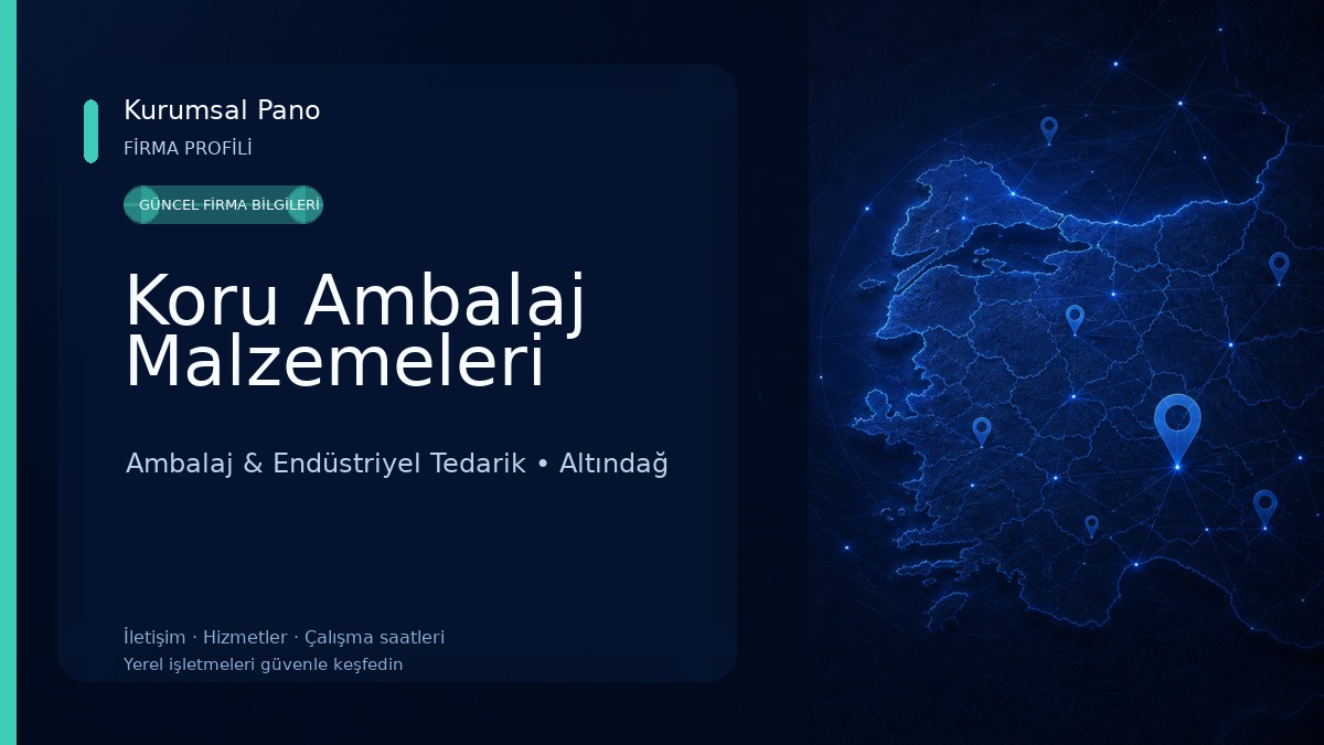 Koru Ambalaj Malzemeleri Ambalaj & Endüstriyel Tedarik