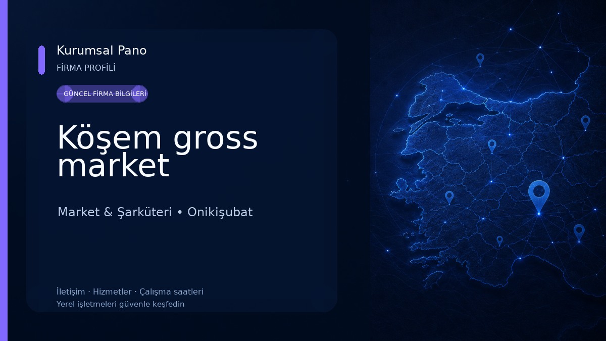 Köşem gross market Market & Şarküteri