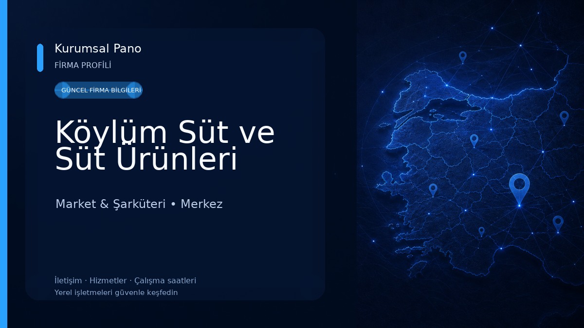 Köylüm Süt ve Süt Ürünleri 