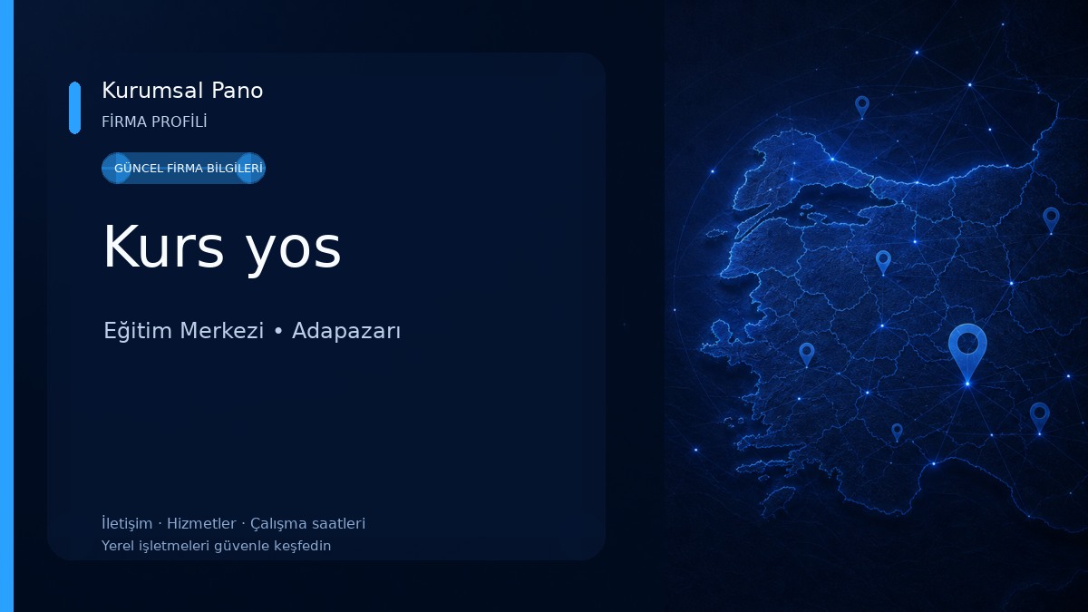 Kurs yos Eğitim Merkezi