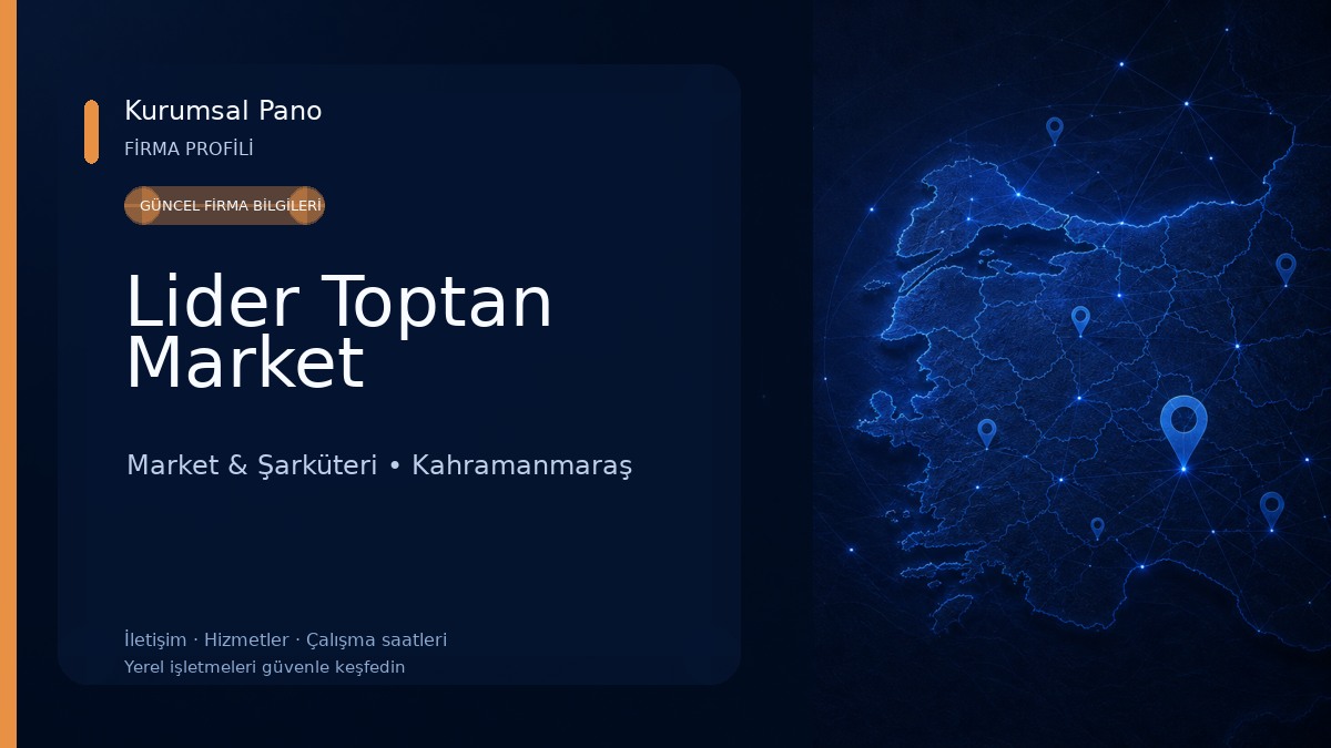 Lider Toptan Market Market & Şarküteri