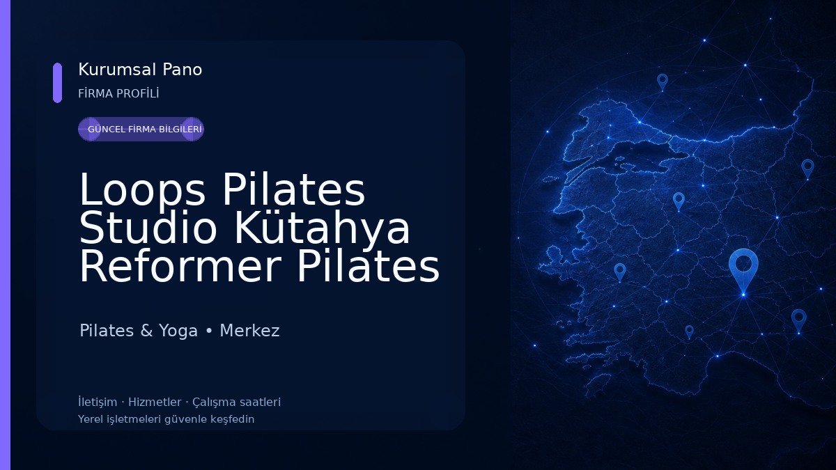 Loops Pilates Studio Kütahya Reformer Pilates Spor Salonu 