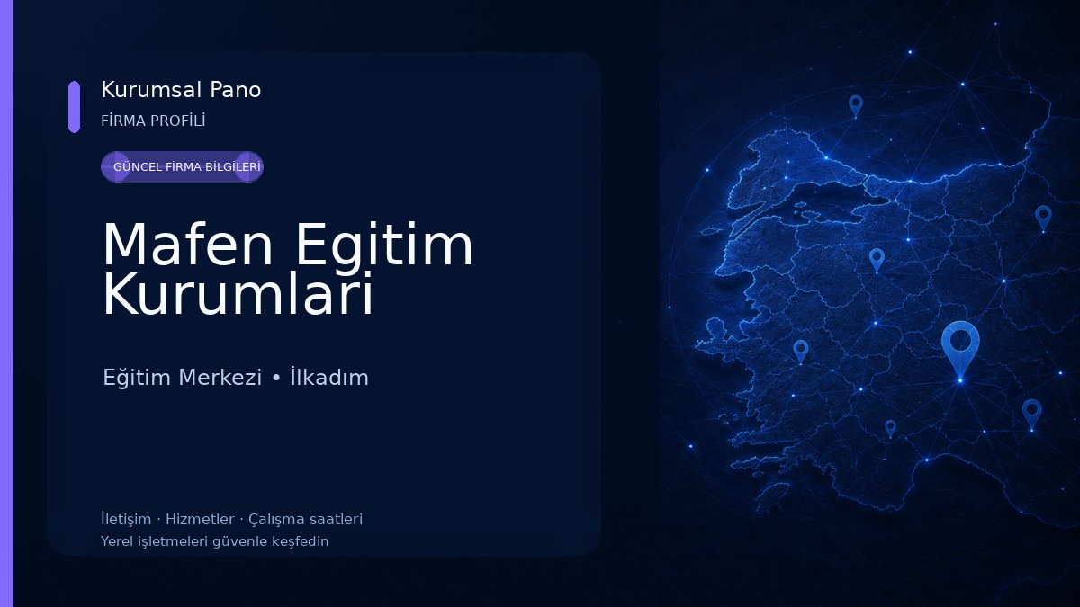 Mafen Egitim Kurumlari