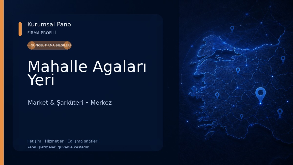 Mahalle Agaları Yeri Market & Şarküteri