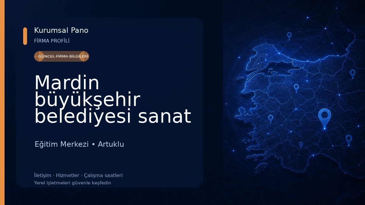 Mardin büyükşehir belediyesi sanat akademisi Eğitim Merkezi