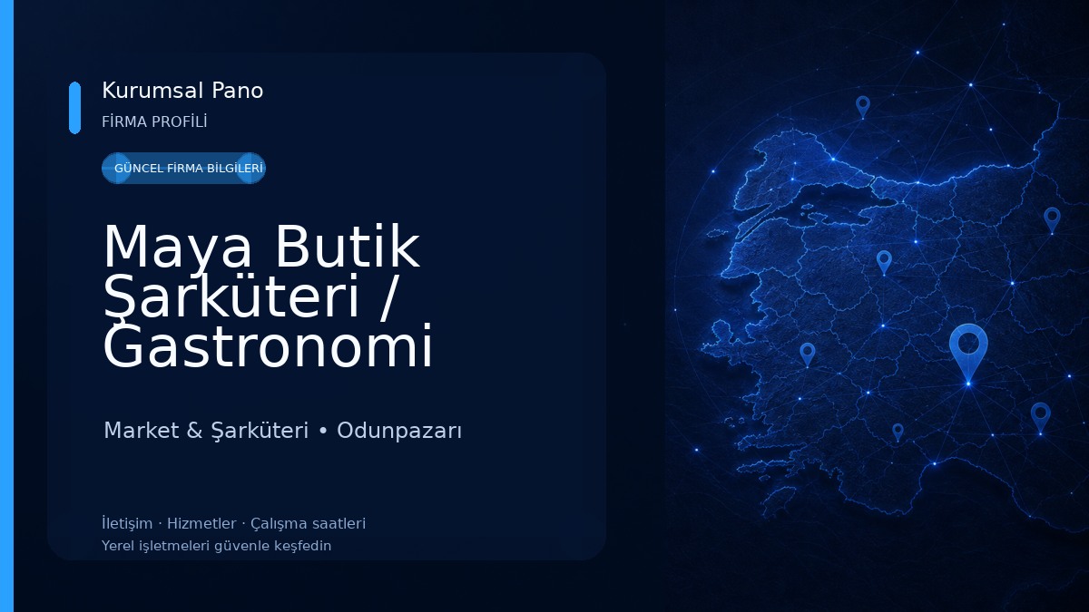 Maya Butik Şarküteri / Gastronomi Market / Peynir Evi