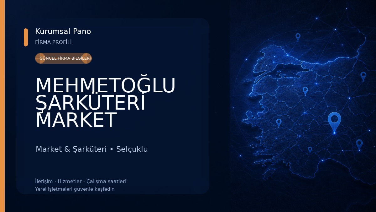 MEHMETOĞLU ŞARKÜTERİ MARKET Market & Şarküteri