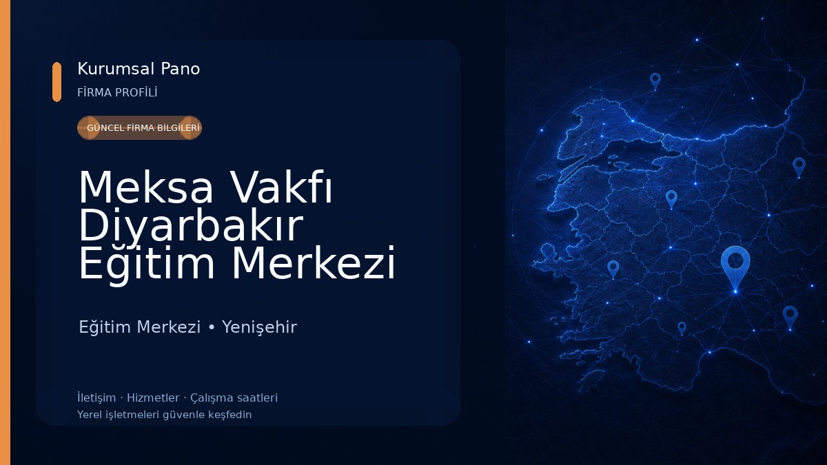 Meksa Vakfı Diyarbakır Eğitim Merkezi 