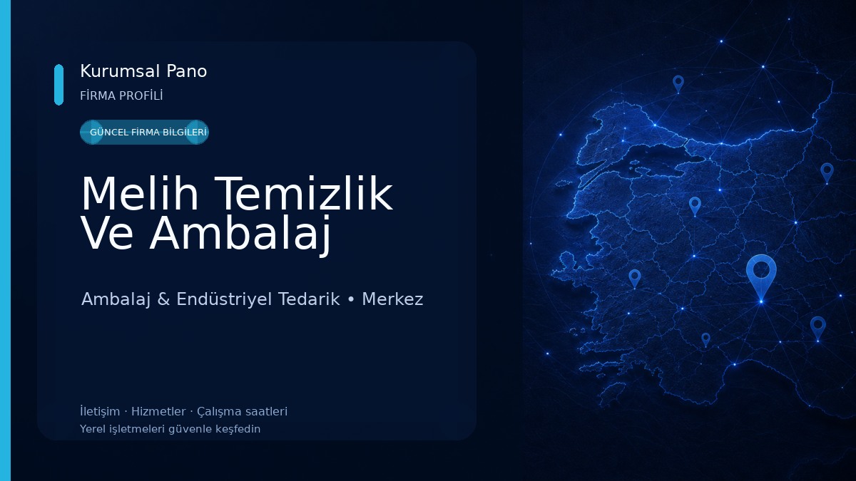 Melih Temizlik Ve Ambalaj Ambalaj & Endüstriyel Tedarik