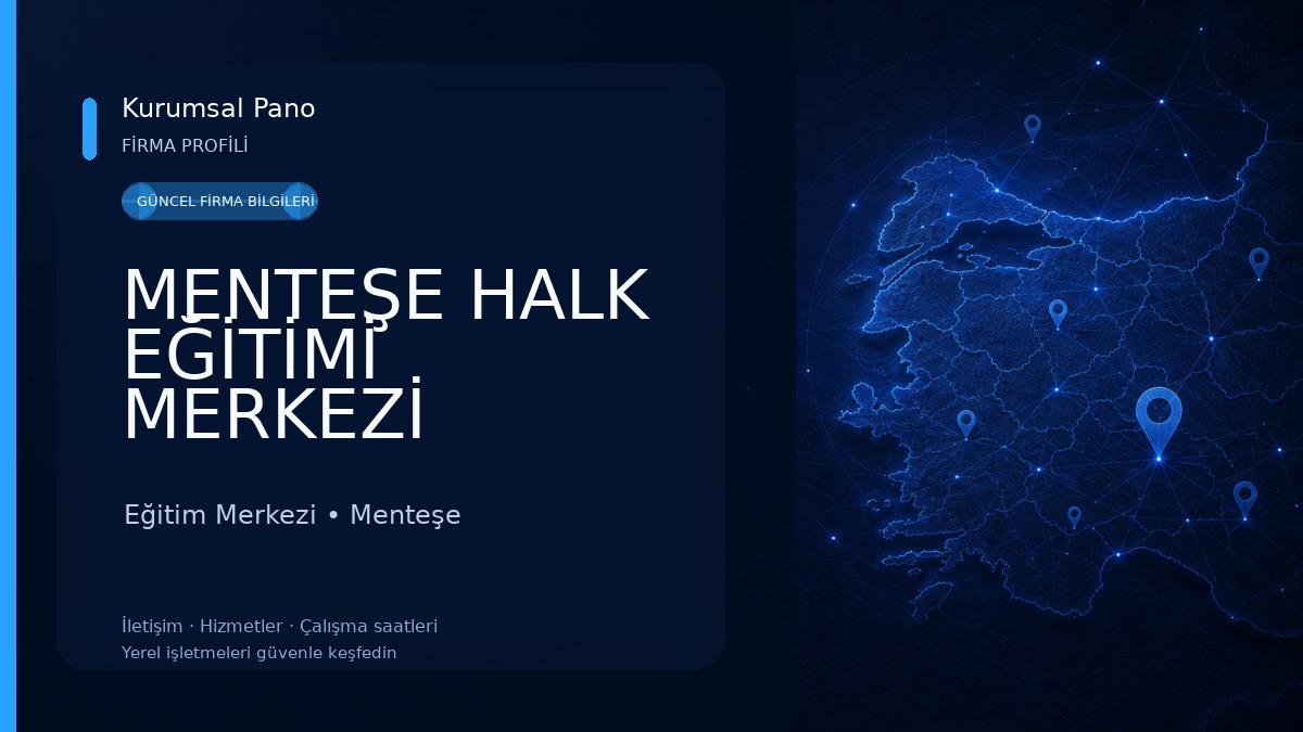MENTEŞE HALK EĞİTİMİ MERKEZİ