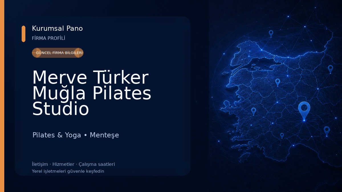 Merve Türker Muğla Pilates Studio Pilates & Yoga