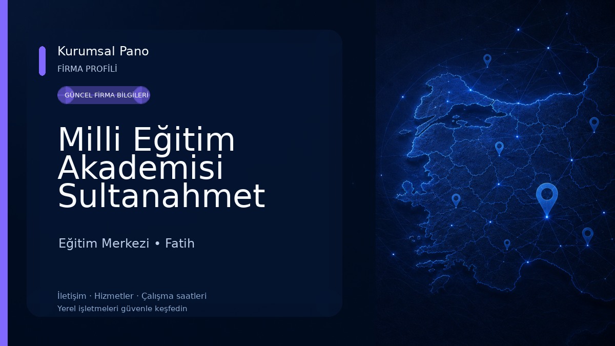 Milli Eğitim Akademisi Sultanahmet Eğitim ve Uygulama Merkezi