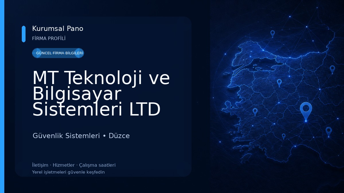 MT Teknoloji ve Bilgisayar Sistemleri LTD ŞTİ