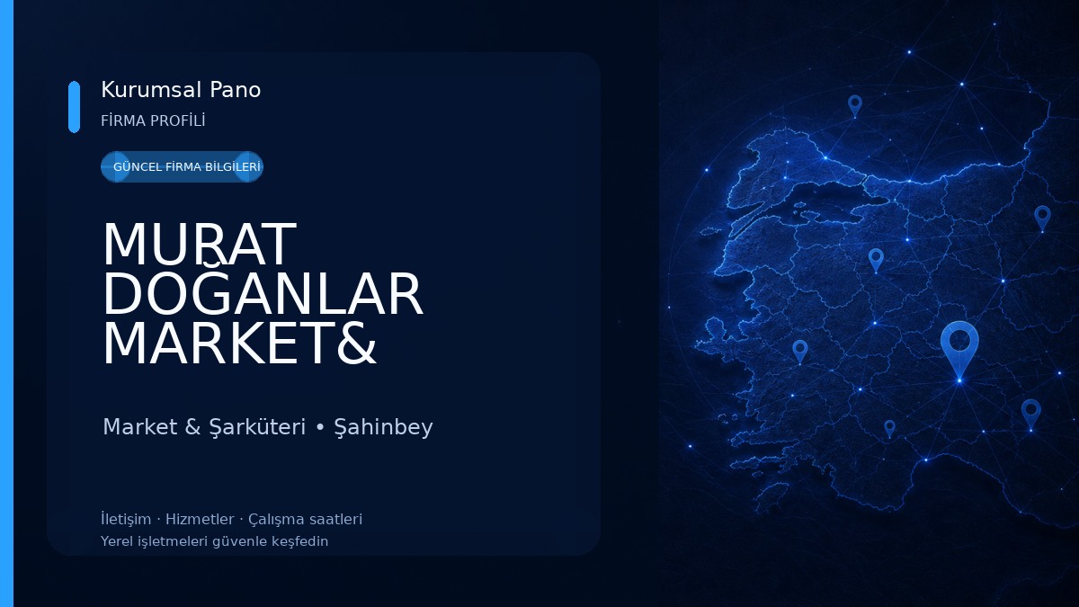 MURAT DOĞANLAR MARKET& ŞARKÜTERİ Market & Şarküteri