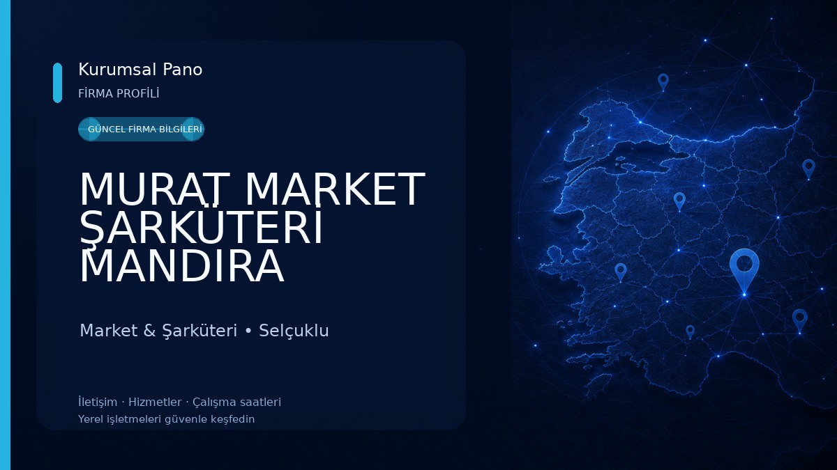 MURAT MARKET ŞARKÜTERİ MANDIRA Market & Şarküteri