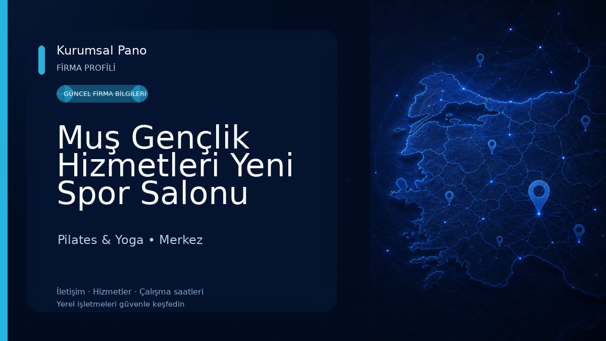 Muş Gençlik Hizmetleri Yeni Spor Salonu Pilates & Yoga