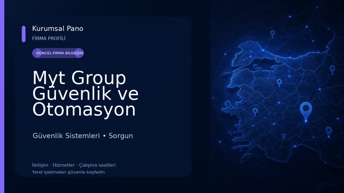 Myt Group Güvenlik ve Otomasyon Sistemleri 