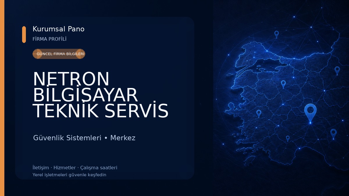 NETRON BİLGİSAYAR TEKNİK SERVİS Güvenlik Sistemleri