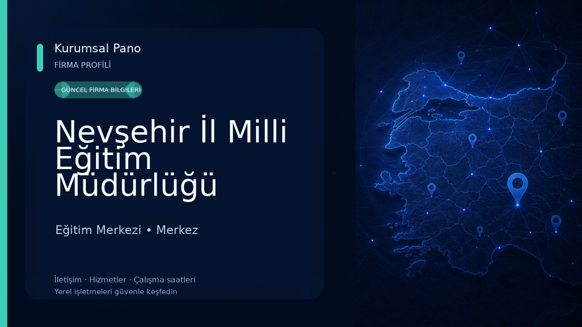 Nevşehir İl Milli Eğitim Müdürlüğü