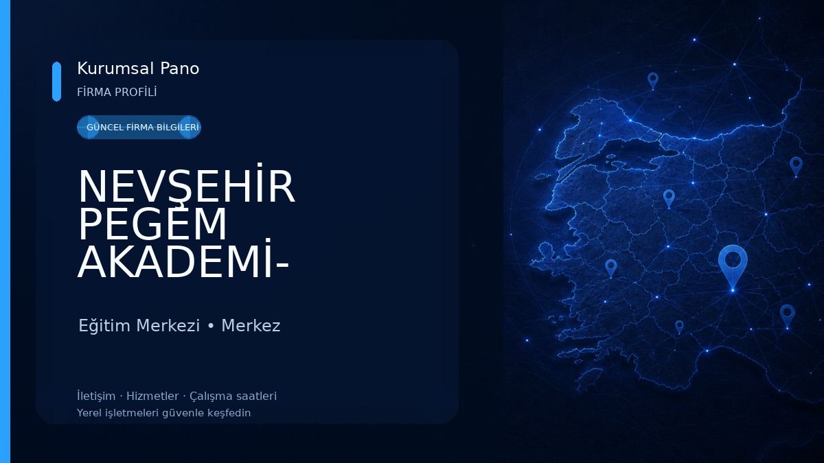 NEVŞEHİR PEGEM AKADEMİ- PEGEM KURS & Nevşehir Kurs Merkezi