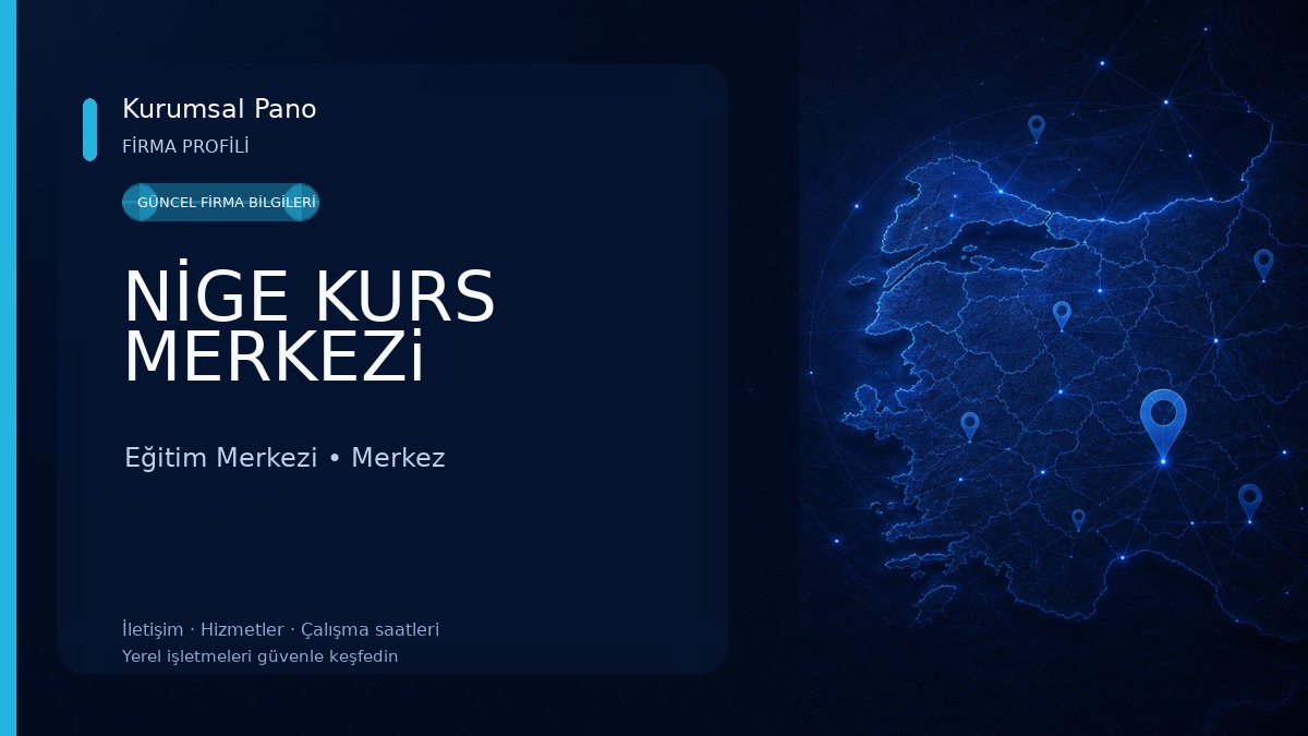 NİGE KURS MERKEZi