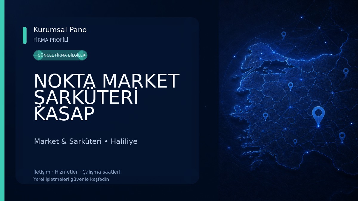 NOKTA MARKET ŞARKÜTERİ KASAP Market & Şarküteri