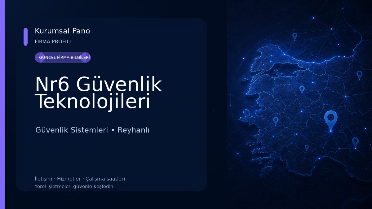 Nr6 Güvenlik Teknolojileri Güvenlik Sistemleri