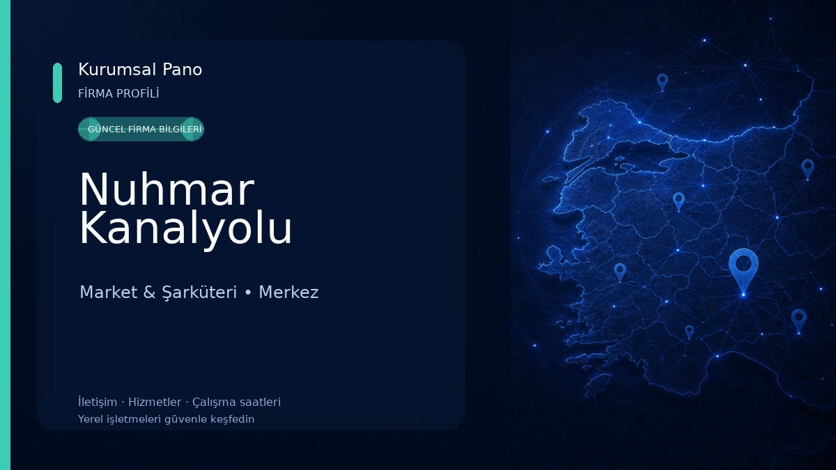 Nuhmar Kanalyolu Market & Şarküteri