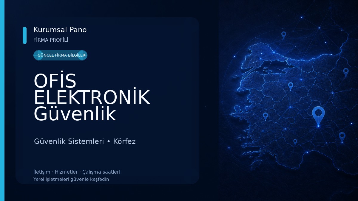 OFİS ELEKTRONİK Güvenlik Sistemleri Güvenlik Sistemleri