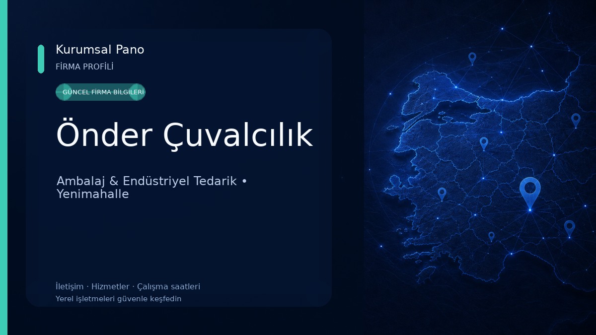 Önder Çuvalcılık Ambalaj & Endüstriyel Tedarik