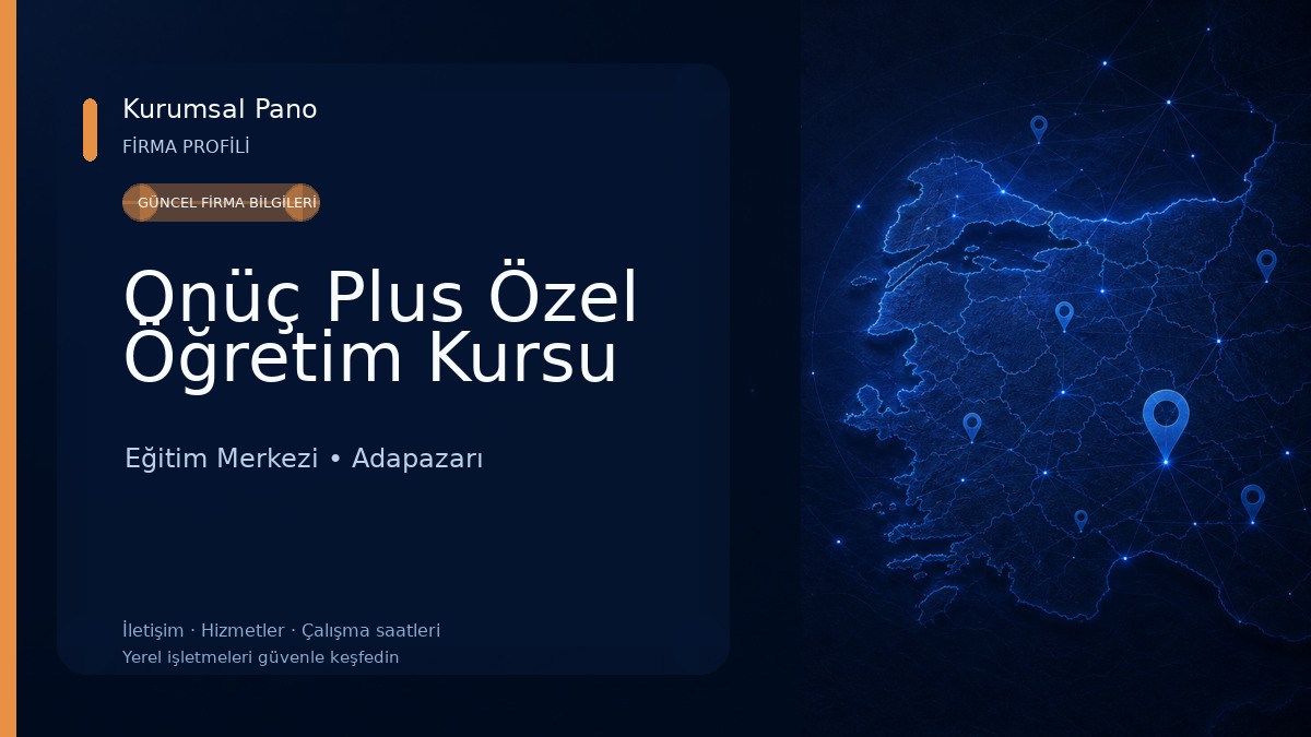 Onüç Plus Özel Öğretim Kursu Eğitim Merkezi