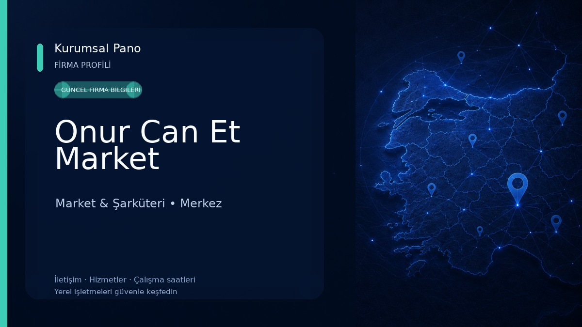 Onur Can Et Market Market & Şarküteri