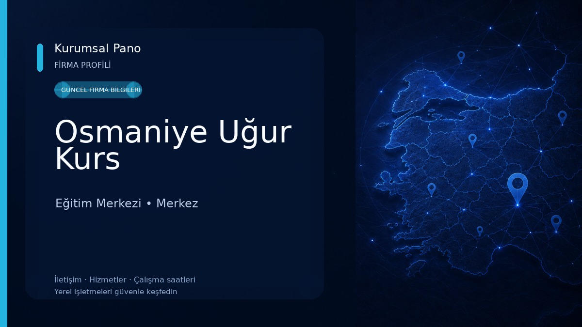Osmaniye Uğur Kurs