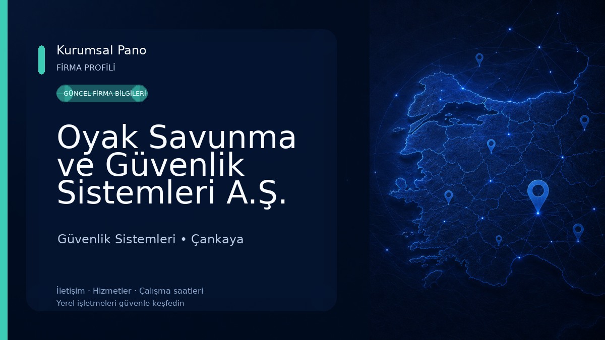 Oyak Savunma ve Güvenlik Sistemleri A.Ş. Güvenlik Sistemleri