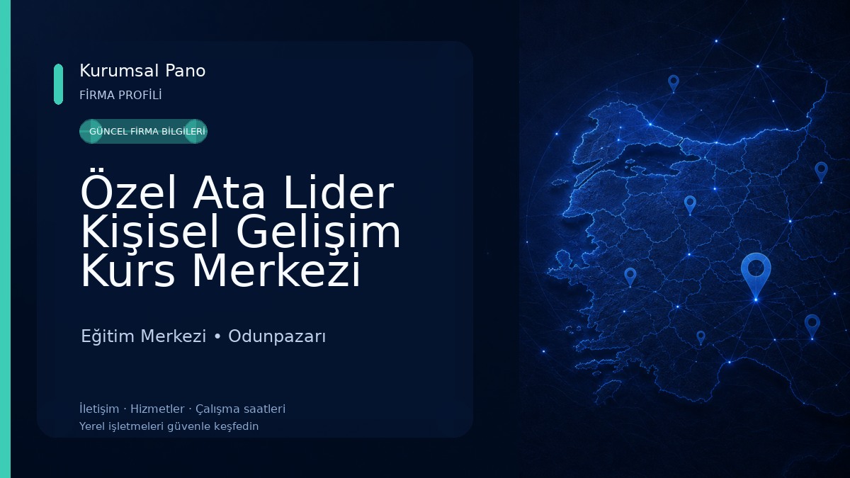 Özel Ata Lider Kişisel Gelişim Kurs Merkezi
