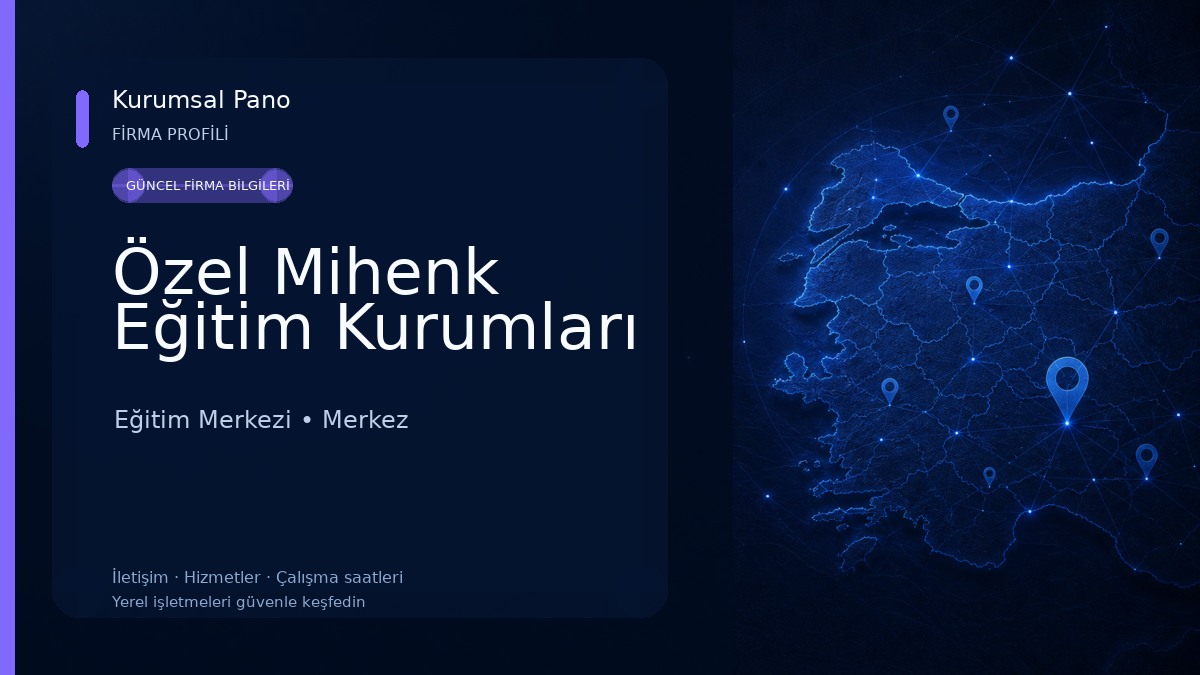 Özel Mihenk Eğitim Kurumları Eğitim Merkezi
