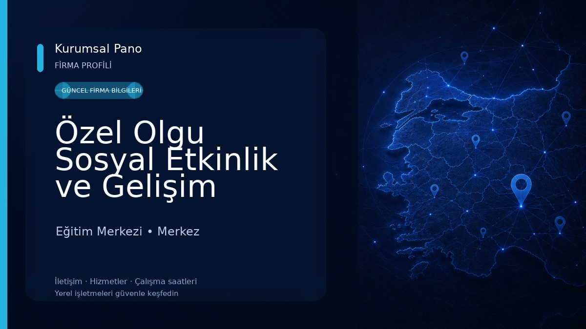 Özel Olgu Sosyal Etkinlik ve Gelişim Merkezi (SEGEM)