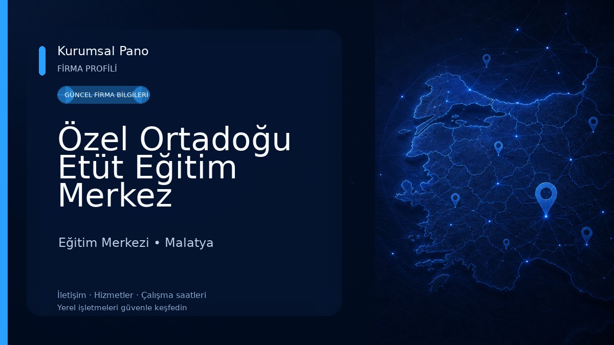 Özel Ortadoğu Etüt Eğitim Merkez Eğitim Merkezi