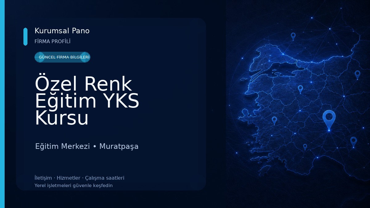 Özel Renk Eğitim YKS Kursu Eğitim Merkezi