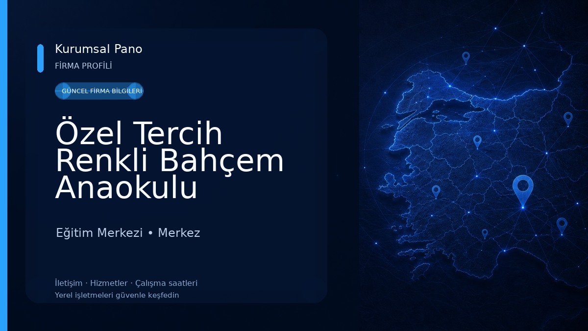 Özel Tercih Renkli Bahçem Anaokulu