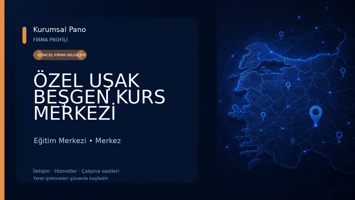 ÖZEL UŞAK BEŞGEN KURS MERKEZİ