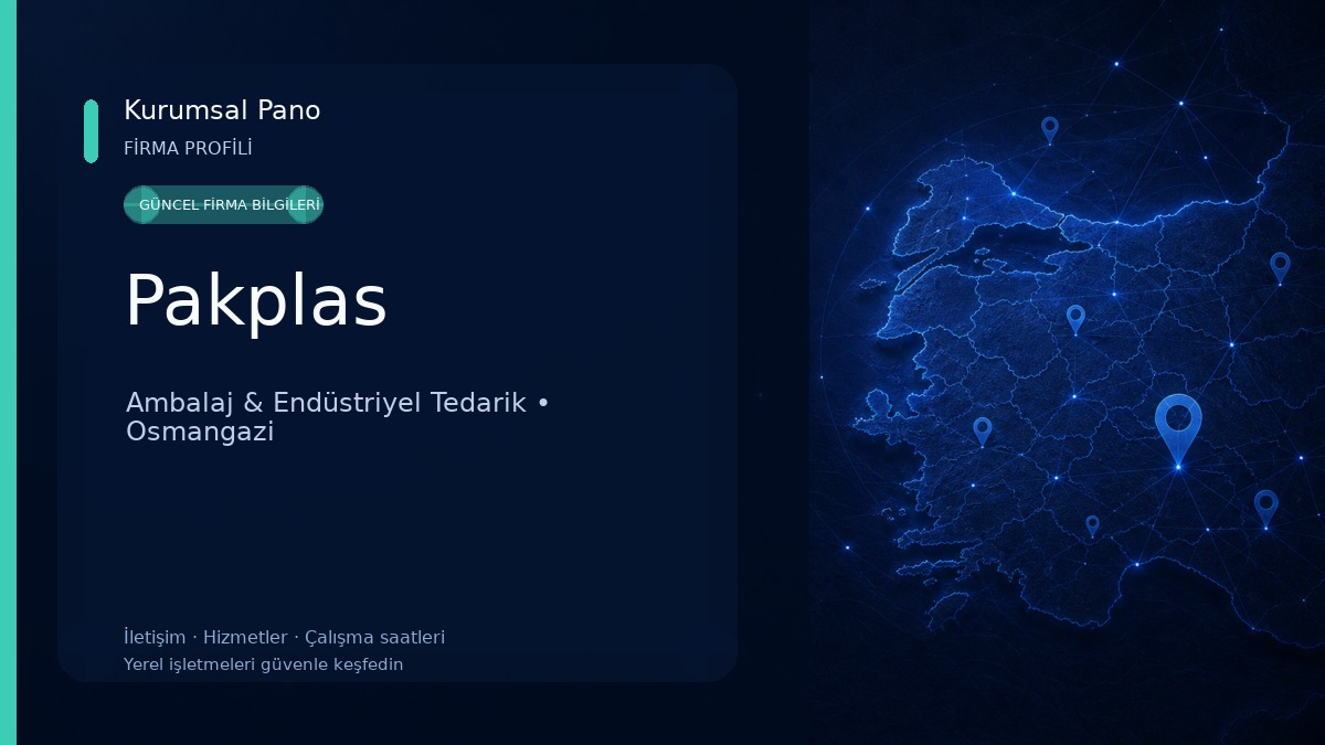 Pakplas Ambalaj & Endüstriyel Tedarik