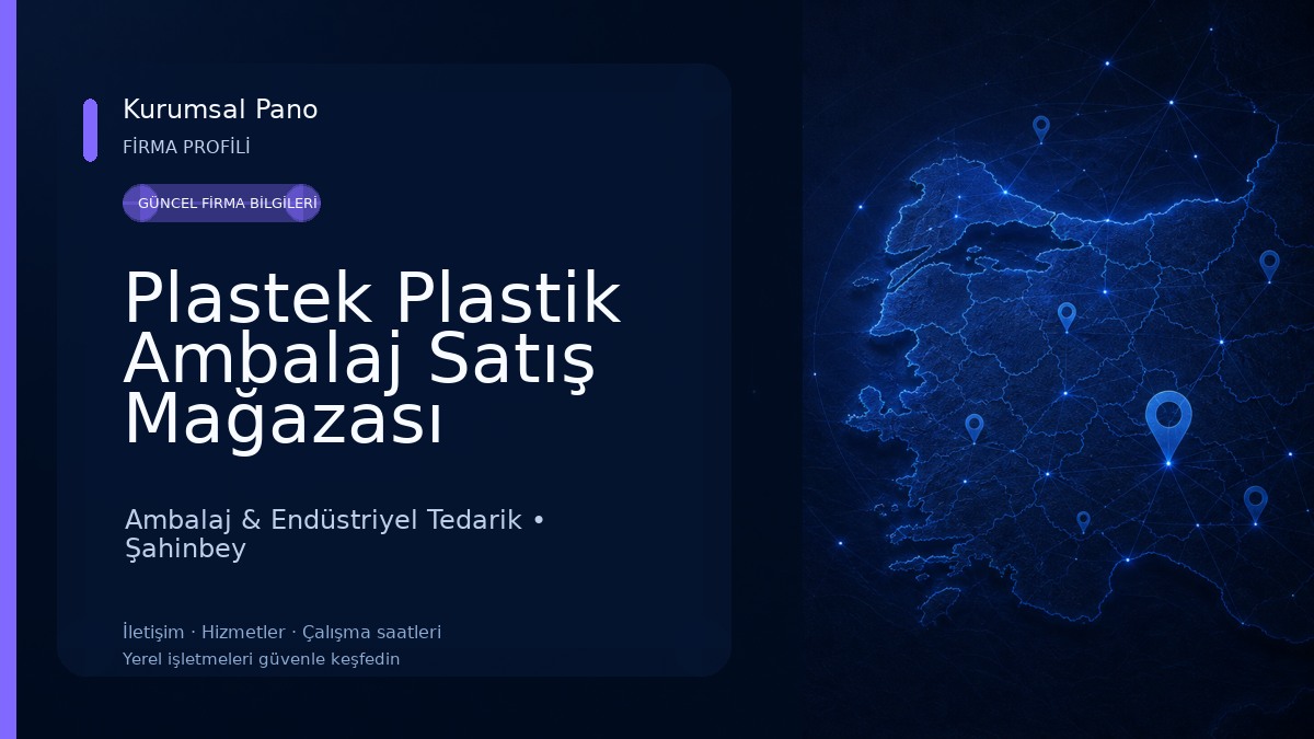 Plastek Plastik Ambalaj Satış Mağazası 