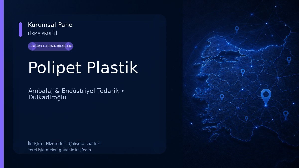 Polipet Plastik Ambalaj & Endüstriyel Tedarik